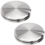 Silver Point & Twist Knob for BOSCH NEFF SIEMENS Ceramic Induction Hob x 2