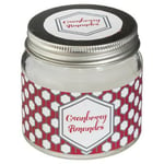 Comptoirdelabougie - Bougie Parfumée en Verre 'Bocal' 65g Cranberry