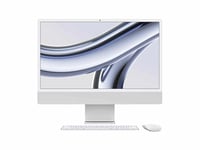 Apple iMac 24" M3, 8-Core CPU, 8-Core GPU - 8 Gt yhteismuistia - 512 Gt SSD‑tallennustila - Hopea