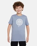 Inter Milan Crest Older Kids' Nike T-Shirt