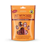 Pet Munchies Chicken and Cheese Dog Treats, Premium Dog Chews with Natural Real Meat, Low in Fat and High in Protein 100g