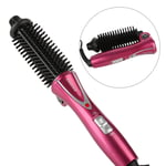 Rotating Hair Dryer Brush Electric Hair Straightener Curler Styler Comb Hot Air