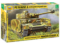 Zvezda 500783674 Véhicule 500783674-1:35 Panzer IV AUSF.G (SD.Kfz.161) - Kit de modélisation en Plastique - Kit de Construction pour débutant détaillé, Camouflage, Moyen