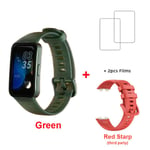 Huawei-Bracelet Connect¿¿ Band 8",Avec ¿¿Cran Amoled,5 Iko,¿¿Tanche,"Capteur D'activit¿¿ Physique Avec Suivi Du Rythme Cardiaque Et Mesure Du Taux D'oxyg¿¿Ne Dans Le Sang Pendant - Type G Add Red Strap