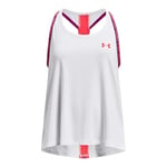 Under Armour Débardeur Knockout Gilet Fille, Blanc / / Beta, XS