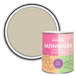 Rust-Oleum Green Satinwood Interior Wood Paint - Silver Sage 750ml