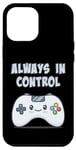 Coque pour iPhone 14 Plus Always In Control Kawaii Controller Lecteur de jeu vidéo