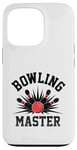 Coque pour iPhone 13 Pro Bowling Master Bowler