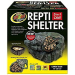 Zoo Med RC-32 Repti Abri 3 en 1 Cave pour reptiles et amphibiens LG, L, 30 cm