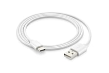 Lite-an USB C Cable USB C to A for Charging Android Phones and PS5, Xbox Controller - Ultra-Durable Type C charger USB A to USB C Charger Cable Samsung Charger - 0.5 Meter/1.6ft White