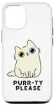 iPhone 12/12 Pro Purr-ty Please Funny Cat Pun Case