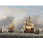 Artery8 The Capture Of The Royal Prince Battle At Sea Unframed Wall Art Print Poster Home Decor Premium