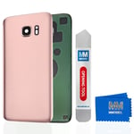 Back Cover Battery Door with Camera Lens for Samsung Galaxy S7 Edge (Pink Gold)