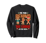 Christmas a Man Behind The Cookie In The Oven Dad To Be Sweatshirt