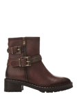 Moda in Pelle Cataner Biker Boot, Dark Brown