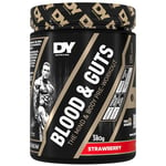 DY Nutrition - Blood and Guts Pre Workout Powder, 380g (Strawberry) - High Strength Preworkout with 350mg Caffeine, Citrulline Malate, Beta Alanine, Arginine AKG, L-Tyrosine, Vitamin B3, Men & Women