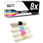 8x Eurotone Cartridge for OKI MC-332-DN MC-342-DN C-321-DN MC-342-DNW C-301-DN