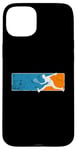 Coque pour iPhone 15 Plus Joueur de squash rapide avec raquette de tennis