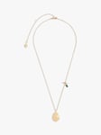 Wanderlust + Co Breathe Mantra Pendant Necklace