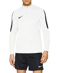 Nike Men Dry Academy 18 Drill Long Sleeve Top - White/Black/Black, X-Large