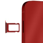 SIM Card Drawer iPhone 12 / 12 Pro Replacement Nano SIM Slot red