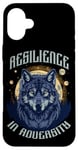 Coque pour iPhone 16 Plus Resilience In Adversity Citation Spirit Animal Wolf Pack