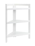 Argos Home 3 Tier Bathroom Corner Shelf Unit - White