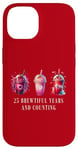 Coque pour iPhone 14 25 ans de travail anniversaire de travail Frappe drôle 25e année