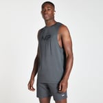 MP Men's Linear Line Graphic Essentials Training Tank Top - Gun Metal - M