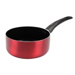 Sitram 712388 Casserole en Aluminium pressé CHERRY Ø 20 cm - Revêtement anti-adhésif - Coloris Rouge métallisé - Tous feux dont induction