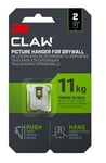 3M Claw 3PH11-2UKN Drywall Picture Hanger 11kg - Pack Of 2