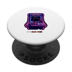 Manette de jeu d'arcade rétro classique PopSockets PopGrip Adhésif