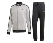 Adidas Men Mts Co Relax Tracksuit - Medium Grey Heather/Black/Black, 2X-Large