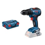 Perceuse-visseuse à percussion 18V GSB 18V-55 (sans batterie ni chargeur) + coffret L-Boxx - BOSCH - 06019H5303