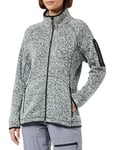 McKINLEY MC KINLEY Femme Fleece Skeena Wms Veste, Mélange/Black, FR : XL (Taille Fabricant 46) EU