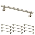 Franklin Laiton Nickel satiné 12,7 cm Francisco de cuisine ou meubles Cabinet Hardware Poignée de tiroir Pull, P29618K-SN-B