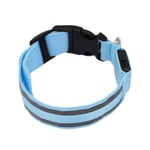 XS LED-hundhalsband - Justerbart USB-uppladdningsbart lysande husdjurshalsband