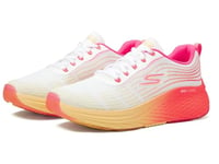 Skechers Women's Max Cushioning Elite 2.0 Speed Play Sneaker, White/Pink, 7.5