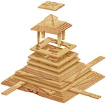 ESC WELT Quest Pyramid Jeu de Puzzle 3D - 3 en 1 Jeu de Puzzle en Bois - Casse-têtes - Boîte à Cadeau Jeu d'énigmes - Pâques Boîte de Puzzle pour Adultes - Cadeau Puzzle 3D en Bois - Jeu d'évasion