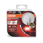 Osram Night Breaker Silver, 58 W, 12 V, H7, Halogen, 2 Styck