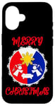 Coque pour iPhone 16 Pinoy Drapeau philippin philippin soleil Noël ange crèche