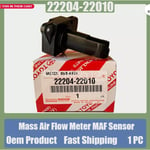 Äkta massflödesmätare MAF-sensor 22204-22010 för Toyota Lexus Scion DENSO