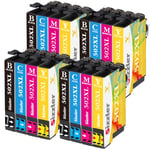 16 lots Cartouche d'encre Epson 502 502xl compatible avec Epson Workforce WF-2860