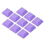 1U Blank Keycaps 10pcs MX Keyboard Replacement Universal PBT Mechanical, Purple