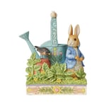 Enesco Beatrix Potter by Jim Shore Figurine Peter Rabbit avec arrosoir Multicolore 15,2 cm