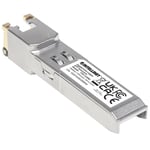 Intellinet Transceiver Module Optical, Gigabit RJ45 Copper SFP, 1000Base-T (RJ45) port, 100m, MSA Compliant, Equivalent to Cisco GLC-T, Three Year Warranty