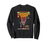 Stranger Things Retro Distressed Demogorgon Comic Book Sweatshirt