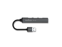 Veho Vaa-550-Ta3-Usb-A, Usb 3.2 Gen 1 (3.1 Gen 1) Type-A, Usb 3.2 Gen 1 (3.1 Gen 1) Type-A, 5000 Mbit/S, Grå, Windows 10/Macos/Ipados, 89 Mm