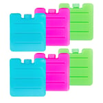 Pack of 6 Mini Kids Freezer Blocks Travel Ice Blocks Lunch Picnic Cool Packs