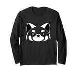 Red Panda Cute Face for Animal Lovers and Wildlife Fans Long Sleeve T-Shirt